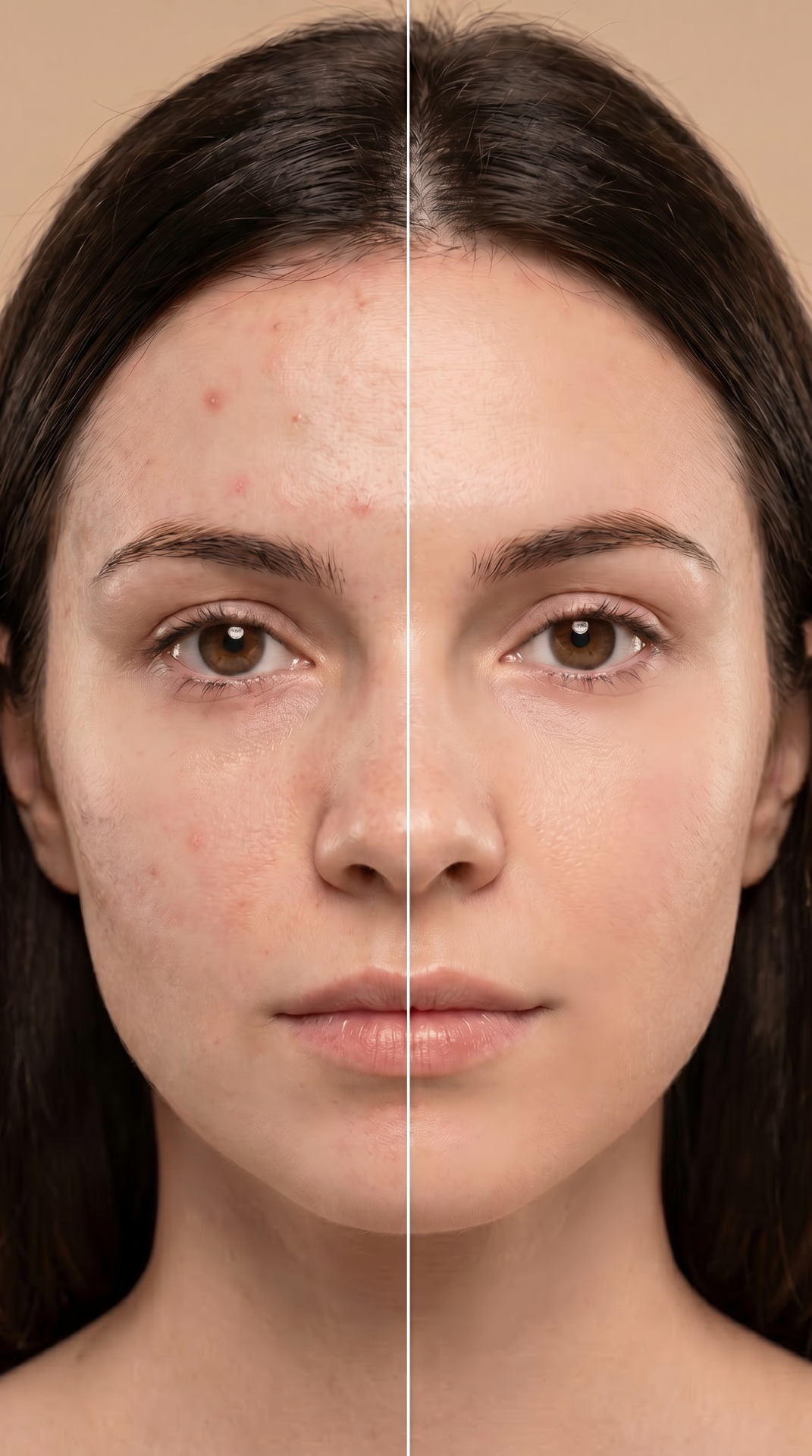 Appareil haute fréquence visage et cheveux Lumen, avant après