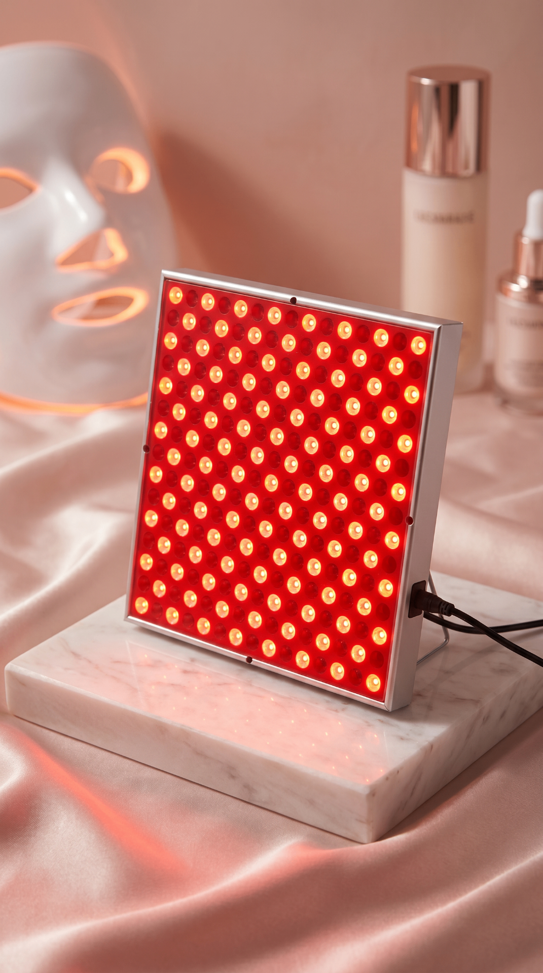 Panneau de luminothérapie rouge Solara, ambiance